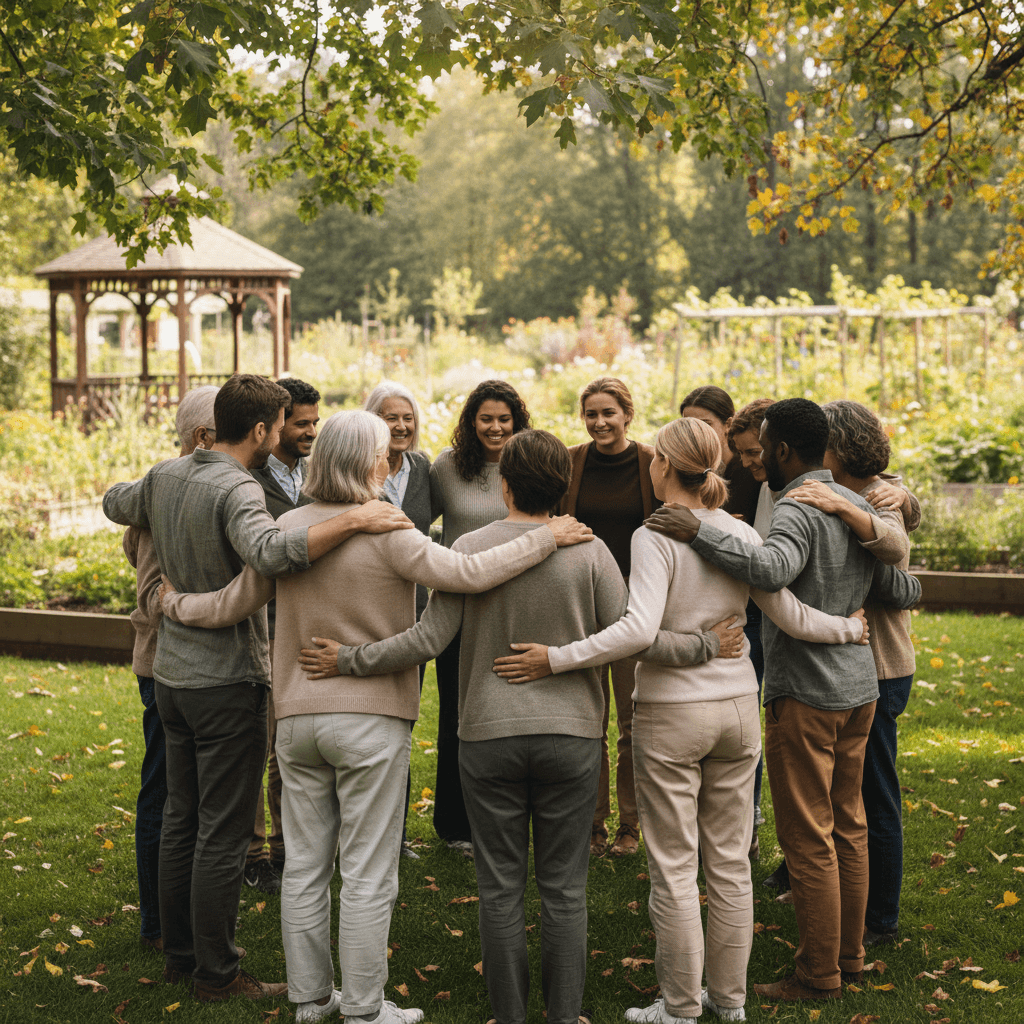 Community gathering for spiritual support